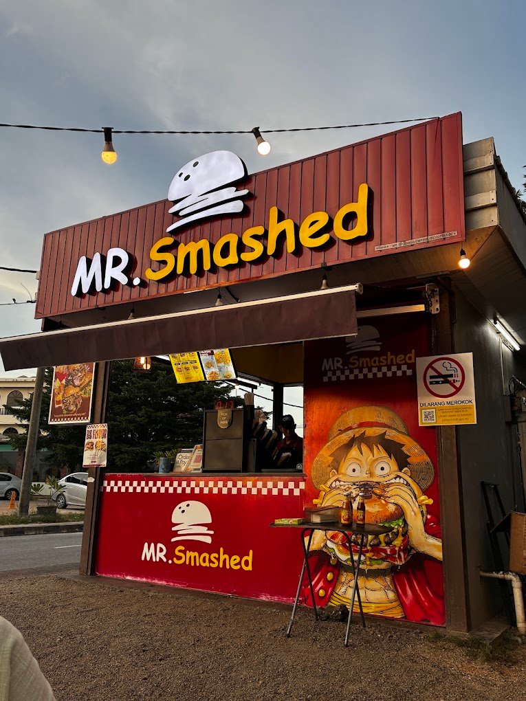 MR. Smashed Burger stall