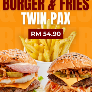 Burger & Fries Twin Pax